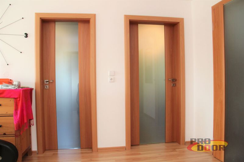 Prosklené dřevěné dveře a posuvné dveře do pouzdra Litoměřice Harmonie