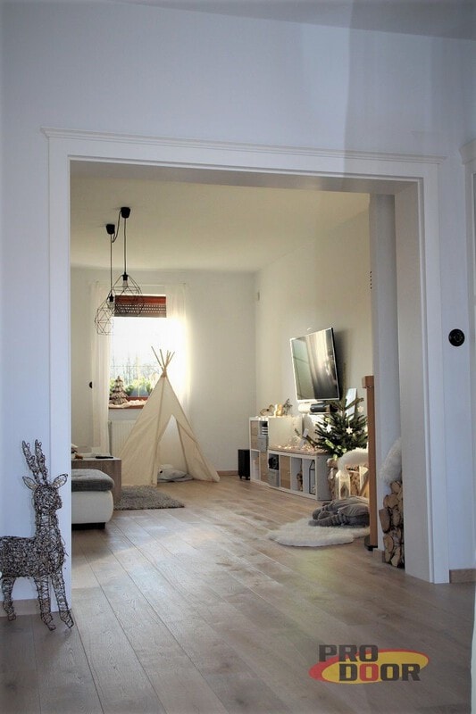 Bílé lakované interiérové dveře Sapeli Bergamo