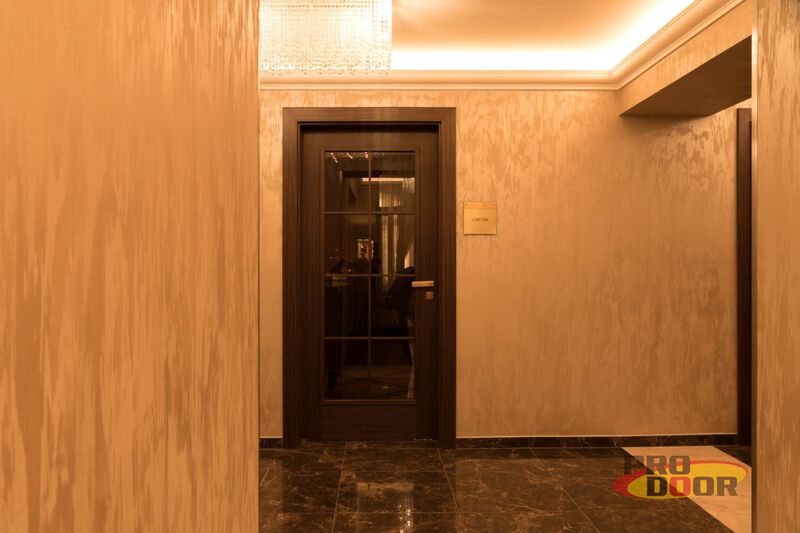 Dýhované interiérové dveře a zárubně Sapeli Hotel Ulrika Karlovy Vary